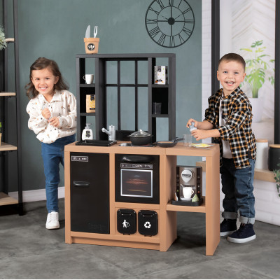 Ігровий набір Smoby Інтерактивна кухня Лофт із кавоваркою, аксесуарами та звуковим ефектом (312600) Вінниця - фото 6