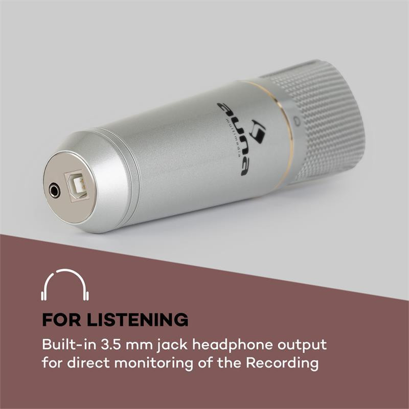 MIC-920 Комплект USB-микрофонов V1 конденсаторный микрофон / штатив / защита от поп-музыки Кардиоидная Ровно - изображение 5