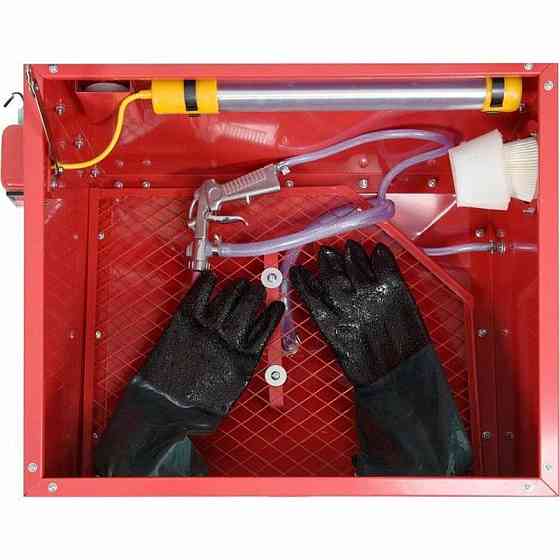 Піскоструйна камера YATO : 90 л, 4 форсунки, 0.27-0.82 МПа, спож.пов. 424-707 л/хв, 59х49х49 см [1] Одеса