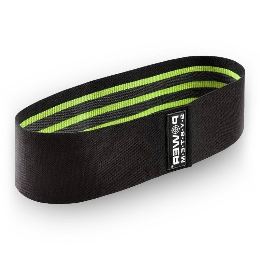 Тканевая резинка для фитнеса и спорта Power System PS-4092 Booty Band LVL 2 Black/Green (d_80 см. 12-16кг.) Луцк - изображение 5