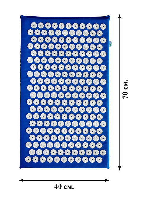 Аплікатор Кузнєцова Набір серія Eko-Max Синій (Килимок + Валик + Чохол) – Масажний комплект для релаксації Івано-Франківськ - фото 7