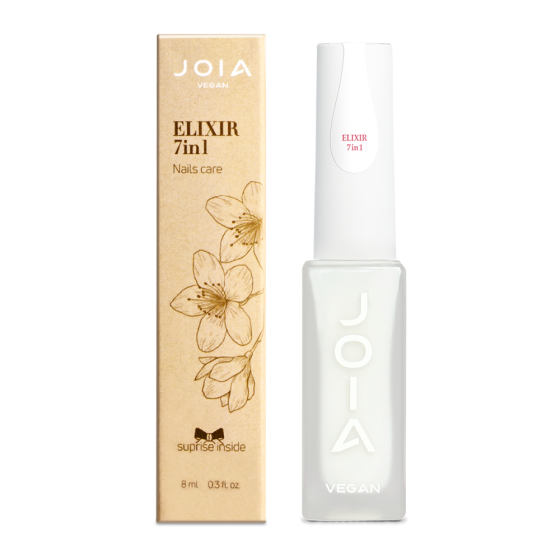Средство комплексного действия для питания ногтей Elixir 7in1 JOIA vegan 8 мл Киев