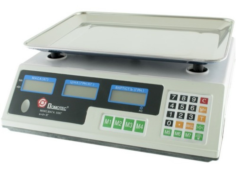 Весы торговые DOMOTEC MS-228 50кг 2851 Одесса - изображение 1