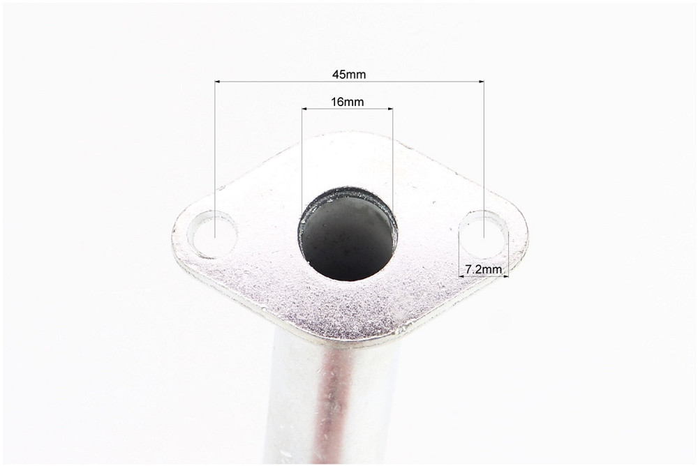 Патрубок карбюратора (метал), d - 16mm, h - 180mm Киев - изображение 2