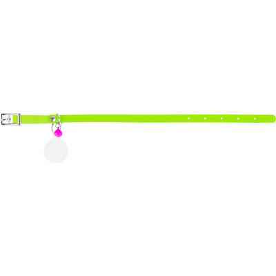 Ошейник для животных WAUDOG Glamour с QR паспортом Д 17-20 см салатовый (32755) Винница