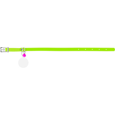 Ошейник для животных WAUDOG Glamour с QR паспортом Д 17-20 см салатовый (32755) Винница - изображение 3