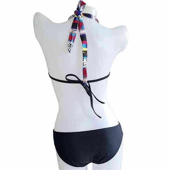 Жіночий суцільний купальник різнобарвний Київ