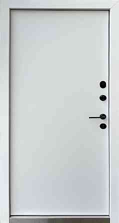 Дверь в квартиру. Серия МДФ/МДФ «Strimex Nissha» Модель: Duality Дуб+Софт/Белый мат. Короб RAL 9005/RAL 9003 960 Киев