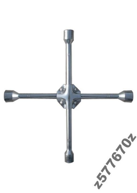 Ключ-хрест балонний, 17 х 19 х 21 х 22 мм, посилений Полтава - фото 1