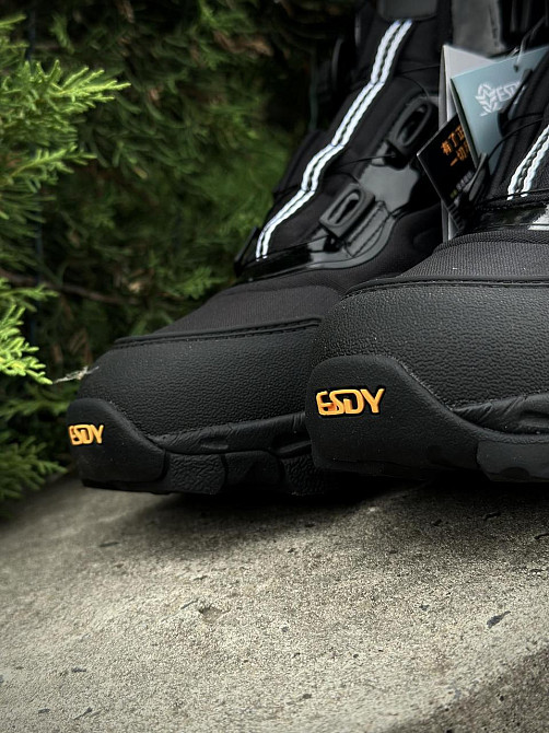 Тактические демисезонные военные ботинки черного цвета мужские износостойкие прошитые для службы. Львов - изображение 4