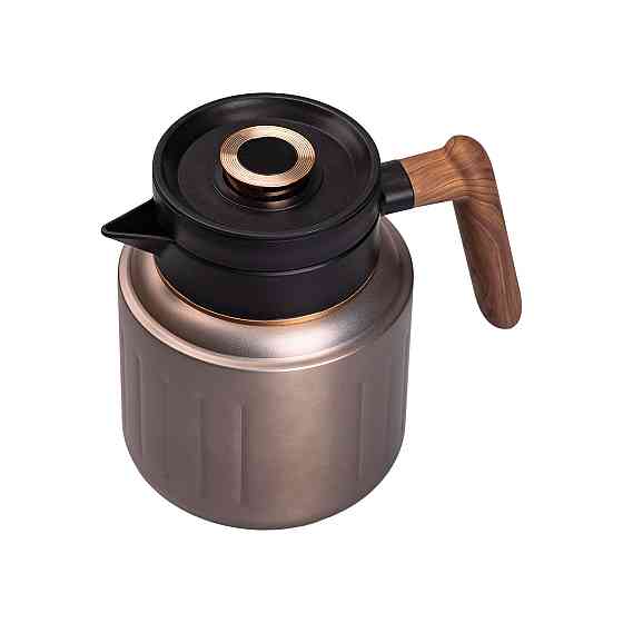 Чайник термос с индикатором температуры и заварником 1 л серый HP-14-51G Киев