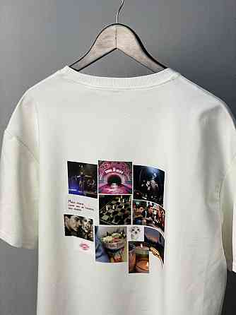 Футболка оверсайз із колажем віш-листа Чернівці