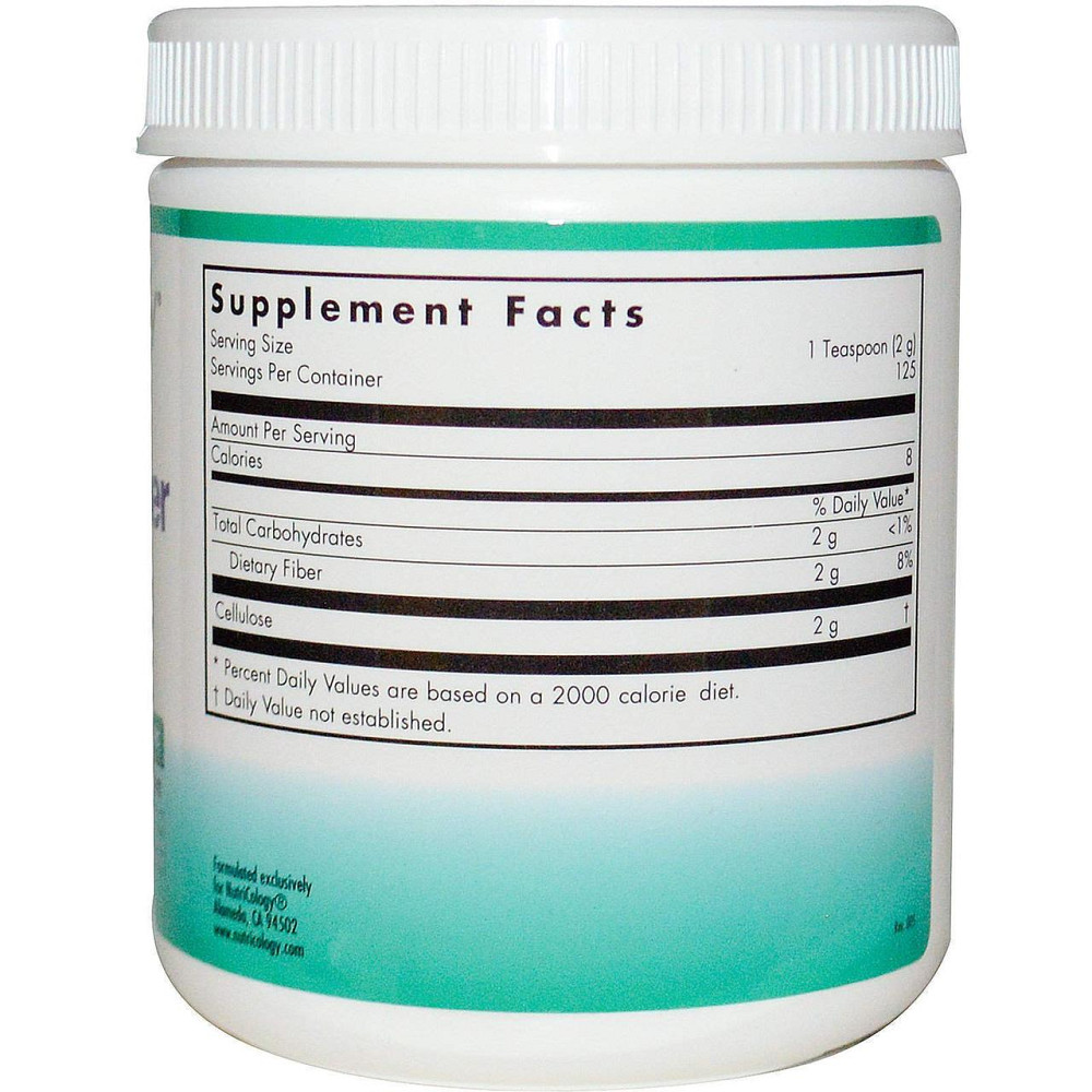 Волокно натуральне Nutricology Dietary Fiber Cellulose 250 г Київ - фото 2