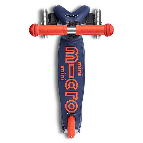 Самокат MICRO складний серії Mini Deluxe Foldable LED – Синій Дніпро