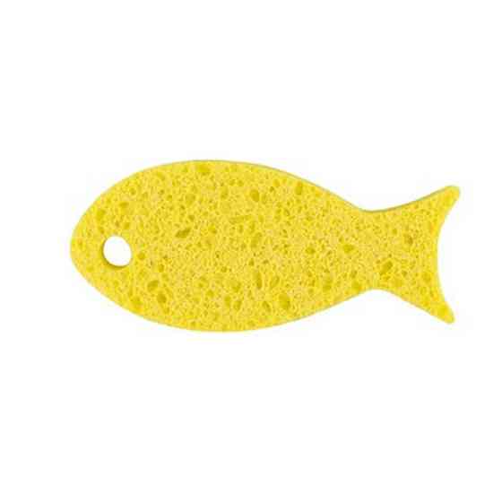 Дитяча мочалка-губка "Рибка" 7407 жовтий Вінниця