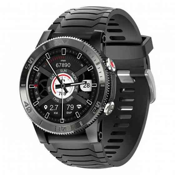 Чоловічий розумний наручний годинник North Edge XTrek з компасом (Чорний) Вінниця