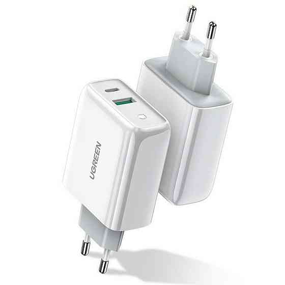 Зарядний пристрій UGREEN CD170 38W USB-C Wall Charger EU (White) (UGR-60468) Киев
