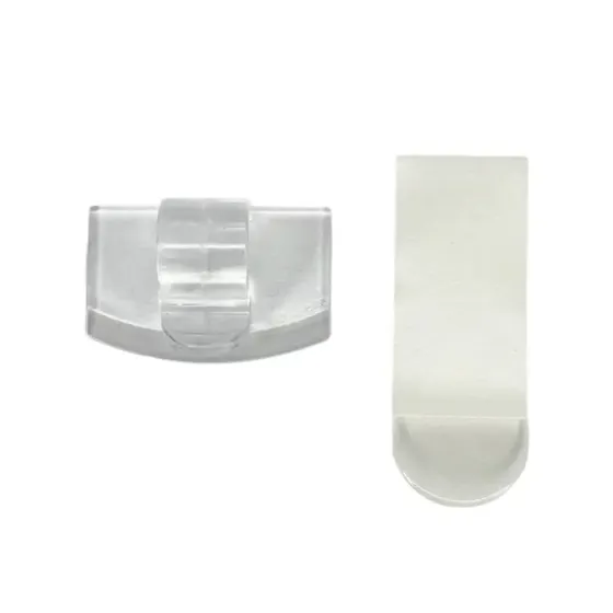 Набор самоклеящихся крючков 1,3х1,8 см для гирлянд и декора, не оставляют следов (20шт) Коломия