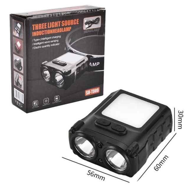 Фонарик на голову для роботы, Налобный фонарь для автомеханика Налобный фонарь монтажных работ RO-58 Львов - изображение 17