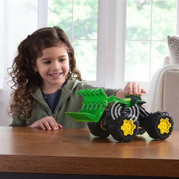 Машинка Трактор John Deere Kids Monster Treads з ковшем і великими колесами (47327) Харків - фото 18