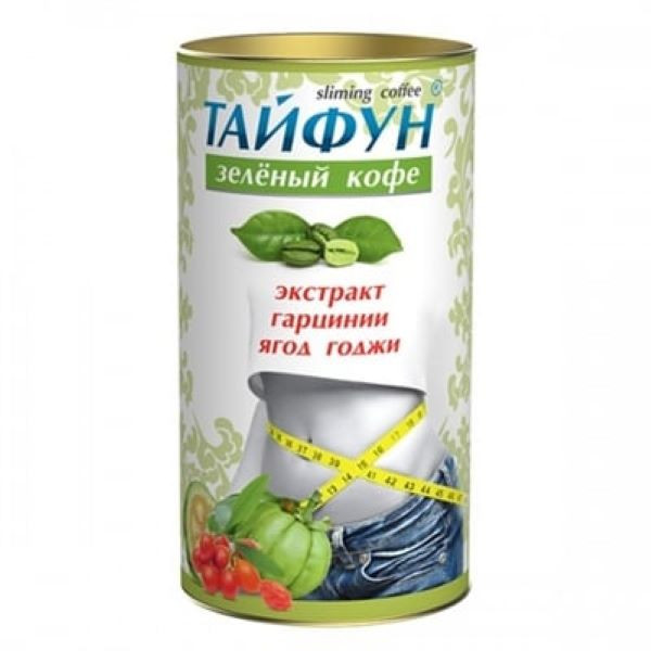 Тайфун кава зелена з Гарцинією та ягодами Годжі ФітоБіоТехнології 100г Луцьк - фото 1