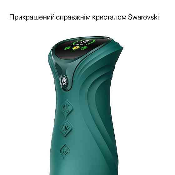 Смарт пульсатор-кролик с вибрацией Zalo Mose 2 Turquoise Green, подогрев до 42°C, кристалл Swarovski Sex Aura Киев