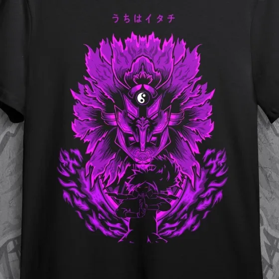 Футболка для подростка мальчика с принтом Наруто Сусаноо Саске Размер 160 Anime10015 Днепр