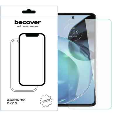 Скло захисне BeCover Motorola Moto G52/G82 3D Crystal Clear Glass (709736) Вінниця