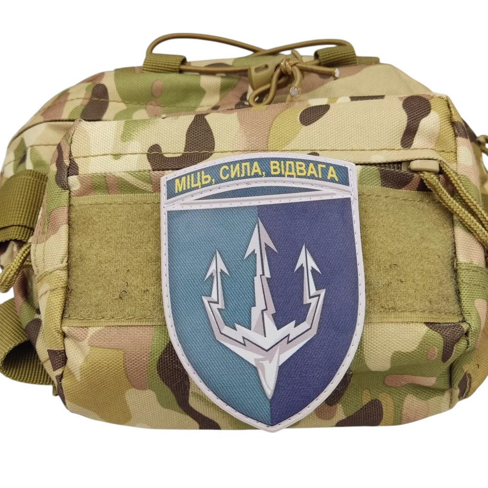 Патч / шеврон ЗСУ Морська піхота Міць, Сила, Відвага Запоріжжя - фото 2
