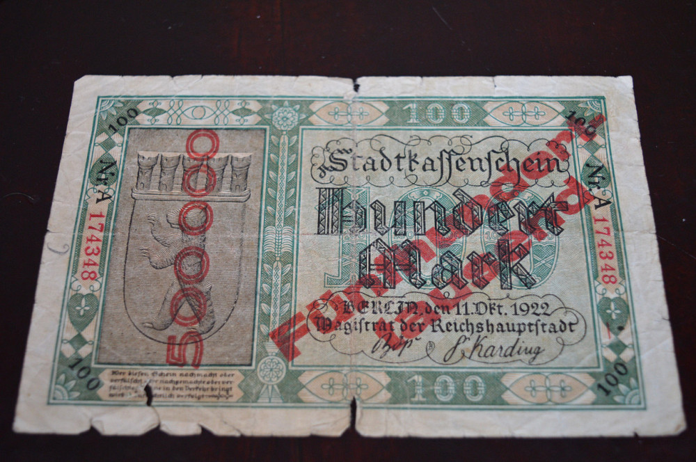 Германия, 100 марок (500000), 1922 г. 174348 Полтава - изображение 1