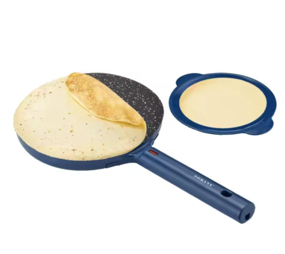 Сковорода блинница электрическая Ø20 (см) с антипригарным покрытием 600 Вт Синий SK-07057 SK-07057 Киев