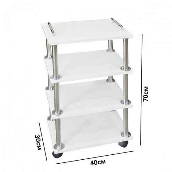 Тележка косметологическая на 4 полки UK-102 Киев