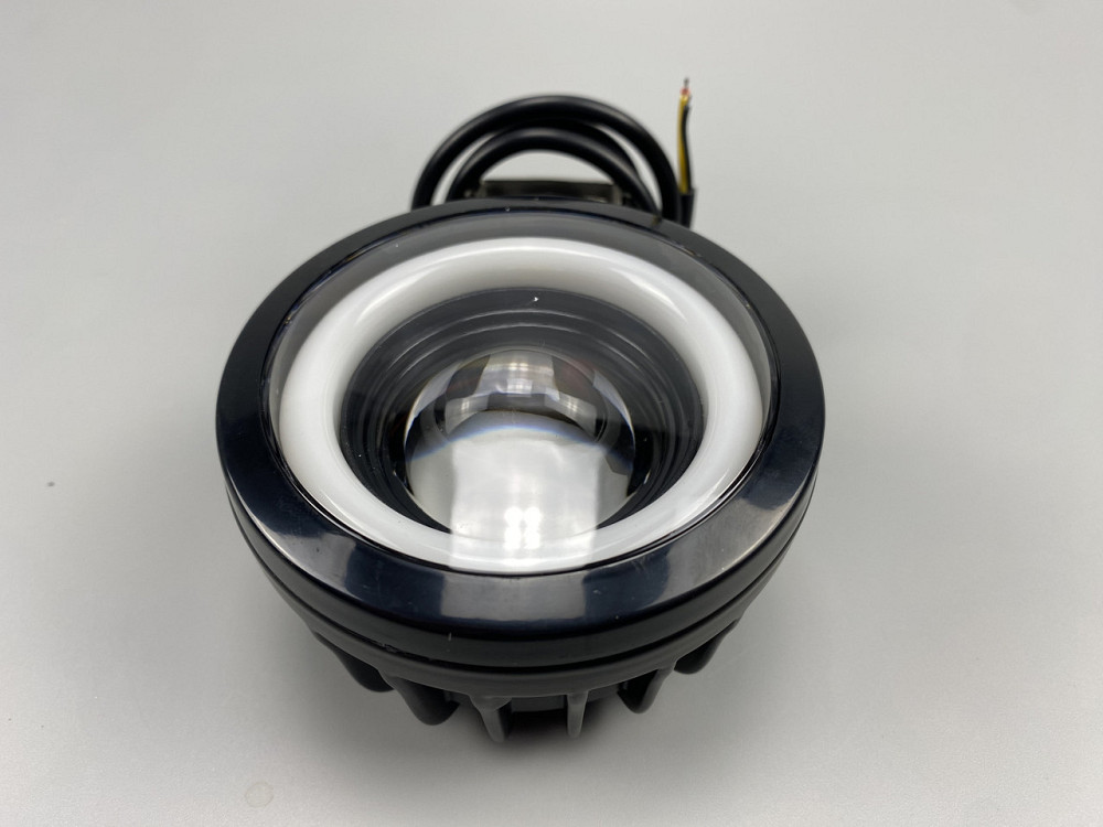 Світлодіодна фара LED кругла 40W + LED кільце, додаткове світло туманна фара Мукачево - фото 8