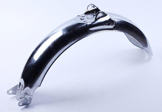 Крило заднє на мопед Дельта/Альфа, хром Мукачево - фото 1