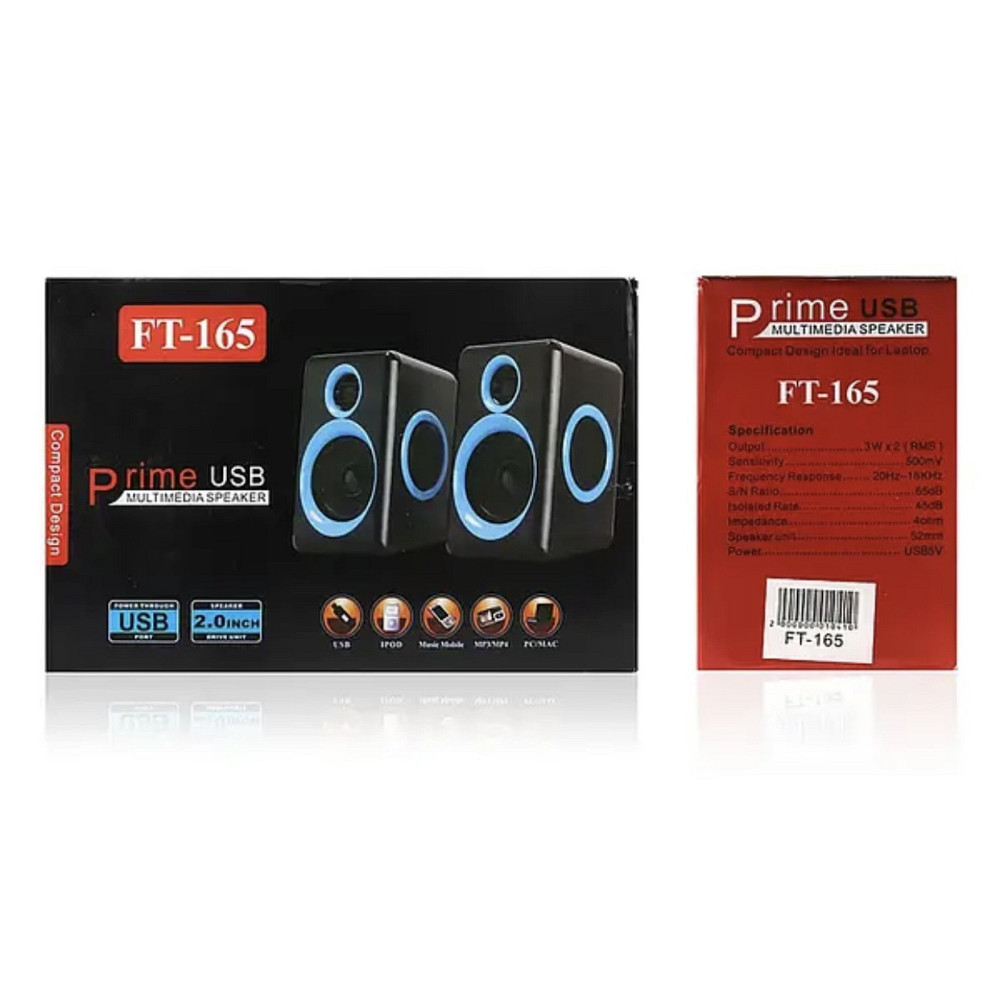 Музыкальные колонки для компьютера 2.0 FT-165 9690 (40 шт) Одесса - изображение 2