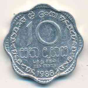 Шрі Ланка 10 Cents 1988 UNC Полтава