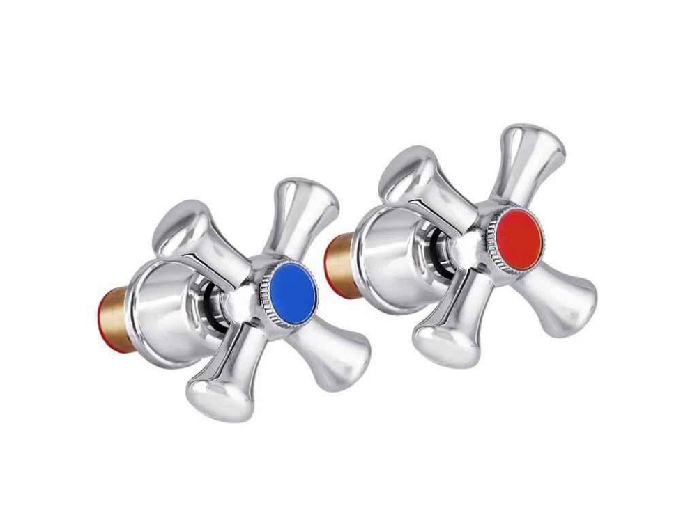 Ручка для змішувача (з кранбуксами) кераміка HANDLES SET-A827 (2шт) ТМ MIXXUS Київ - фото 1