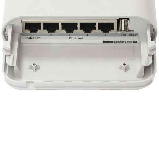 Точка доступу Mikrotik RB OmniTIK 5HnD, 7.5dBi Integrated AP, 5Ghz Dual chain, 5xEthern Вінниця