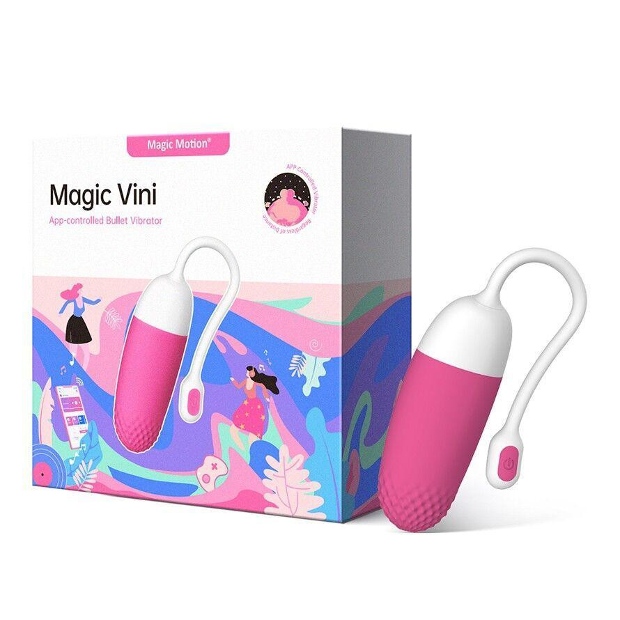 Смарт-віброяйце Magic Motion Vini Pink, керування зі смартфона Sex Aura Київ - фото 7