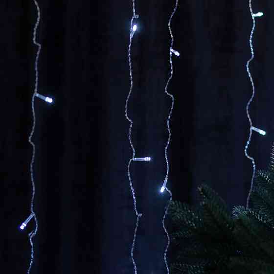 Garlando Гірлянда штора 3х2 м 144 LED світлодіодна мідний провід 16 ниток Білий ZWM2320LEDW Київ