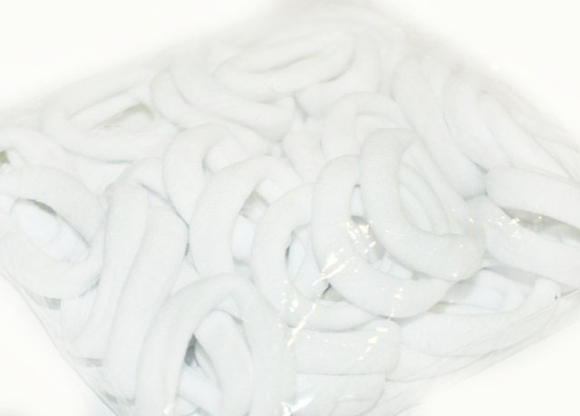 Резинка для волос белая упаковка 50 шт Киев - изображение 1