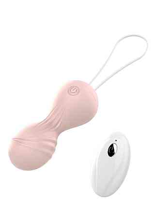Вагинальные шарики Vibrating Silicone Kegel Balls USB 10 Function / Remote control -Flesh Sex Aura Киев