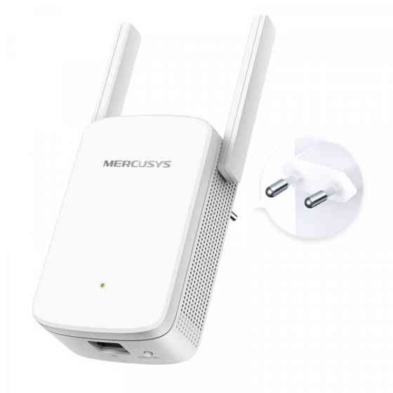 Підсилювач Wi-Fi сигналу Mercusys ME30, AC1200Dual Band Wi -Fi Range Extender, WPS button, 1 x 10/10 (ME30) Київ