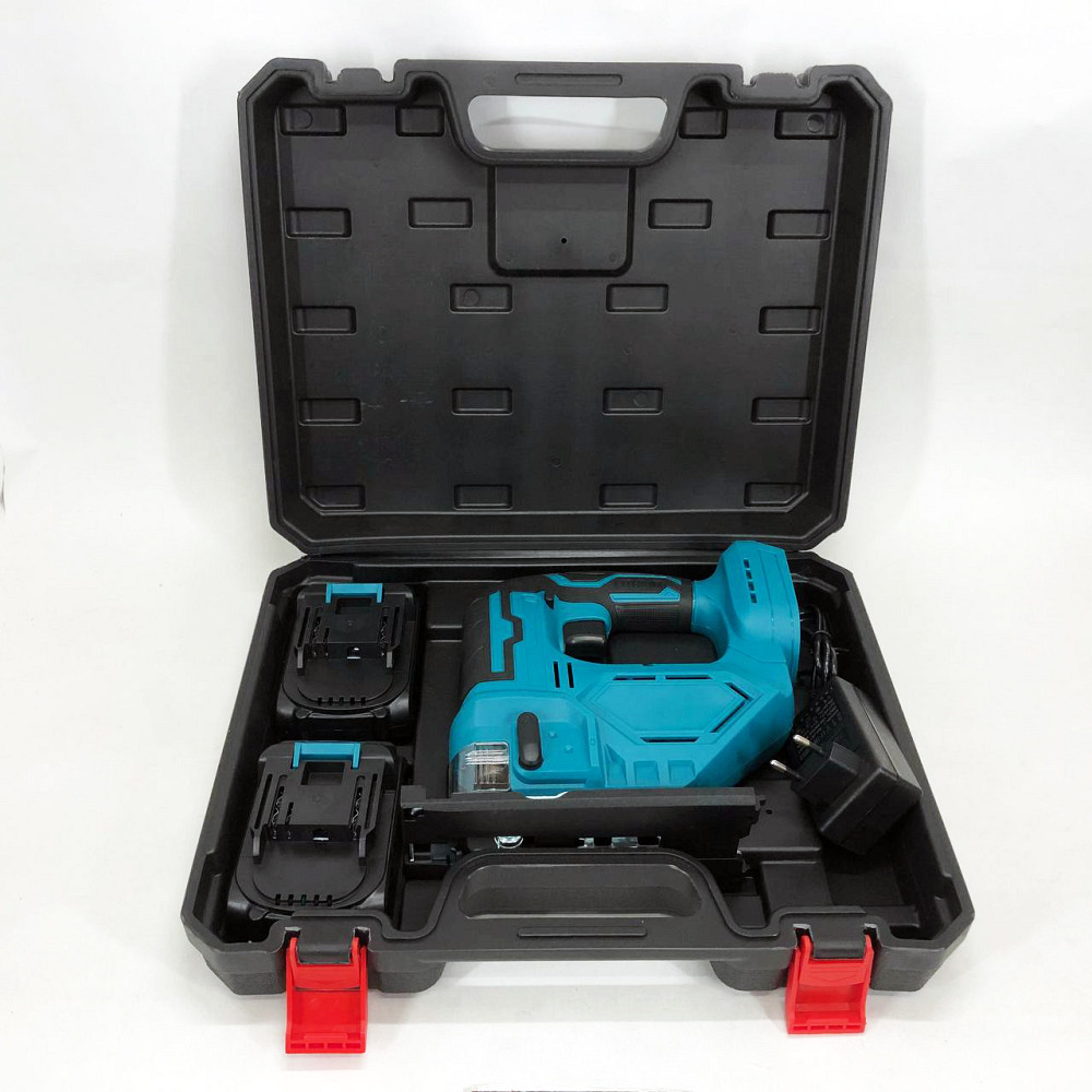 Аккумуляторный бесщеточный лобзик 24V с 2 АКБ в пластиковом кейсе с регулировкой скорости и угла наклона AD-91 Львов - изображение 12