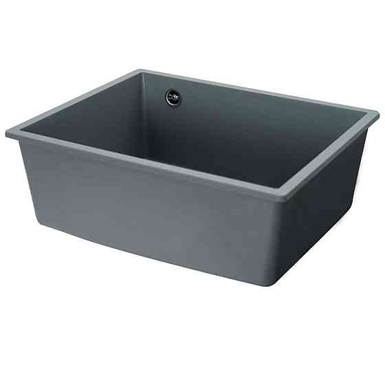 VALESO Гранітна мийка для кухні VALESO OASIS 5444 матова Сірий металік Киев