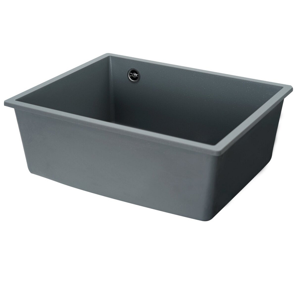 VALESO Гранітна мийка для кухні VALESO OASIS 5444 матова Сірий металік Киев - изображение 5