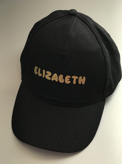 Чорна Кепка/Бейсболка з Вашим написом/ Вашим ім'ям Чернівці - фото 1