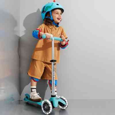 Самокат Micro Mini Deluxe Glow LED льодовик аква (MMD218) Вінниця