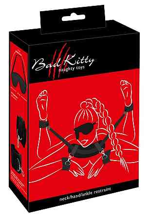 Бондажный набор - Bad Kitty Neck/Hand/Ankle Restraint Sex Aura Киев