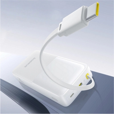 Батарея універсальна Baseus Bipow 2 20000mAh 20W with USB-C cable white (P10077101213-01) Вінниця - фото 5